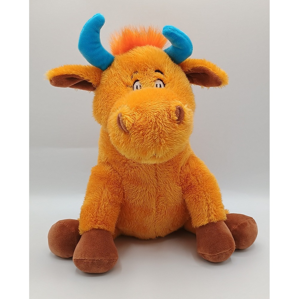 12" Kohl's Cares For Kids Dr. Seuss MR. BROWN CAN MOO Plush Bull Cow B1